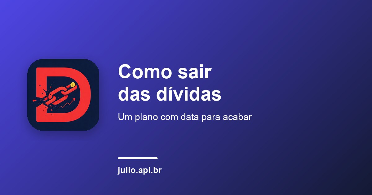 Capa do artigo sobre como sair das dívidas, com o ícone do app Dívida Zero