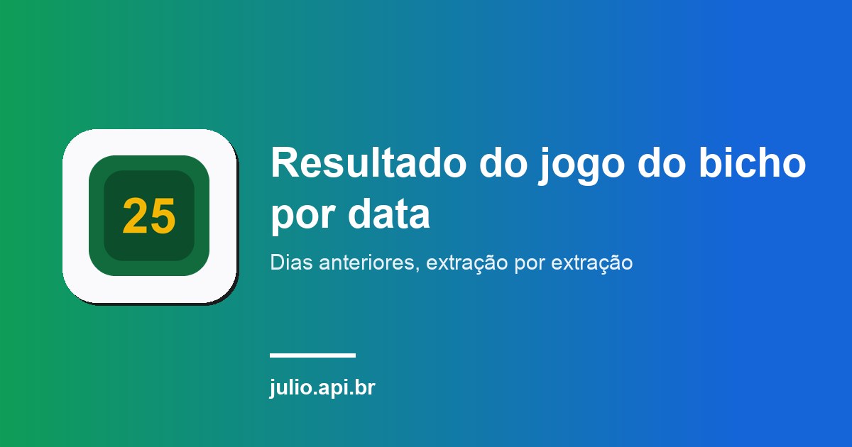 Capa do artigo sobre consulta de resultados do jogo do bicho por data